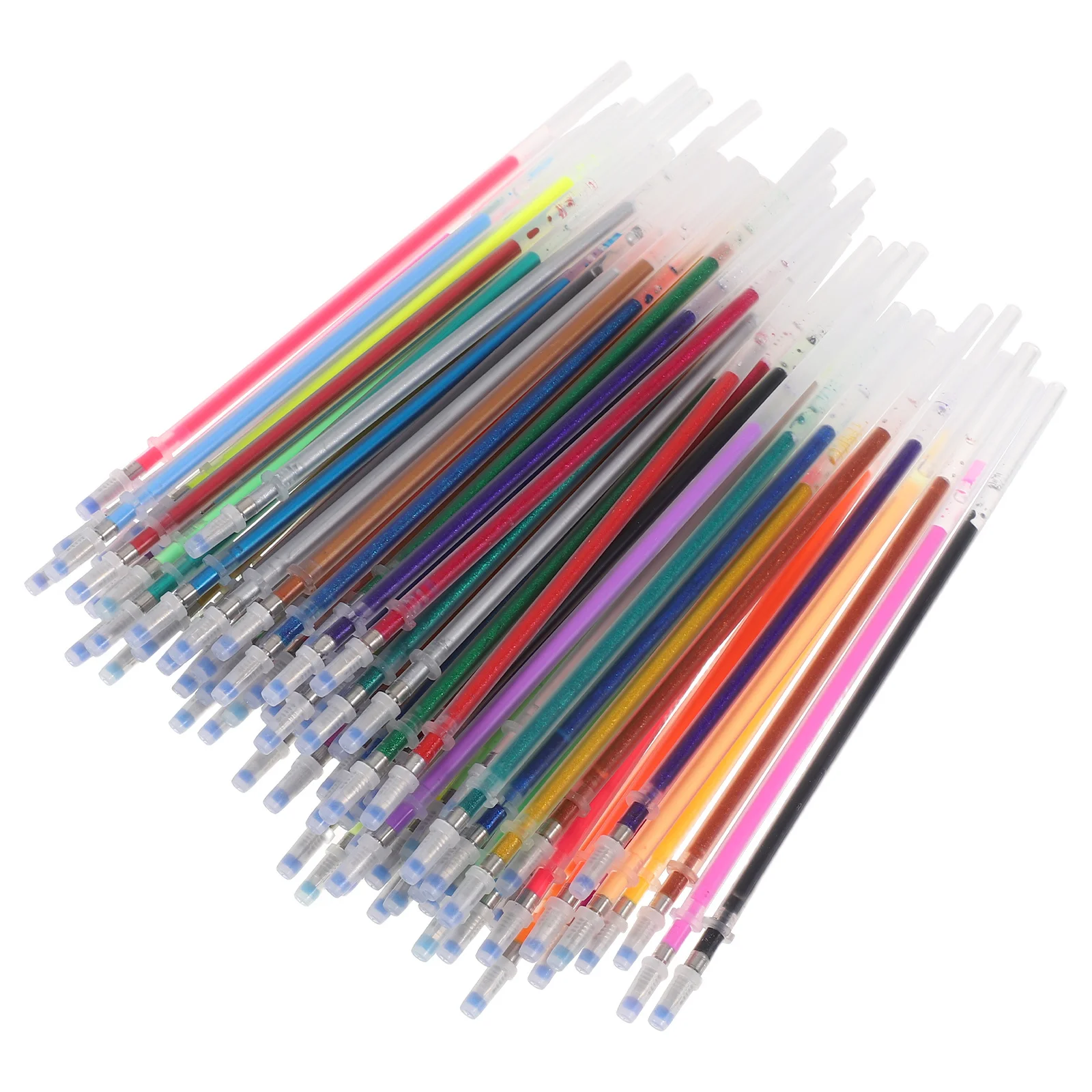 عبوة أقلام جل ملونة مكونة من 12 لونًا، لوازم فنية للكتابة المكتبية والمدرسية مثالية لرسم وكتابة الأحبار اللامعة