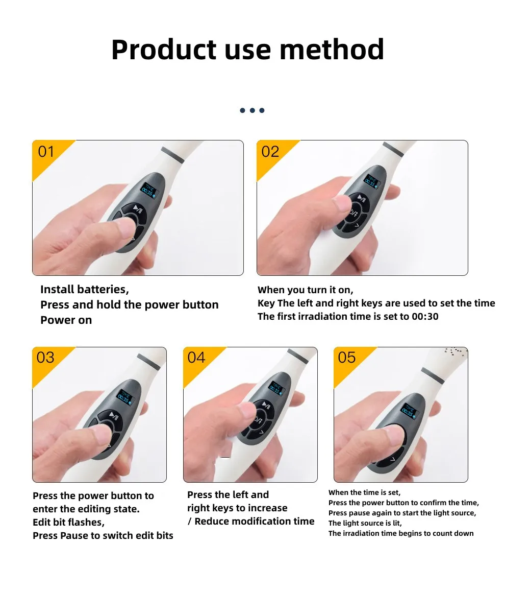 أداة معالجة البهاق المنزلية الفاخرة من Hope Medical بأسعار معقولة 308nm Excimer بسعر منخفض OEM/odm