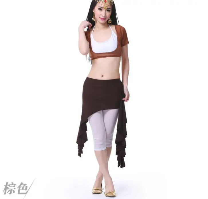 Hot sale Crystal Cotton Waist skirt Belly Dance Hip Scarf Belt for Women Performance  Dance Costumes Hip Waist Belt