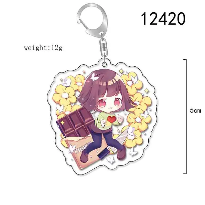 Llavero del juego Undertale Sans, accesorio colgante para bolso, insignia de dibujos animados, regalo para fanáticos de la joyería