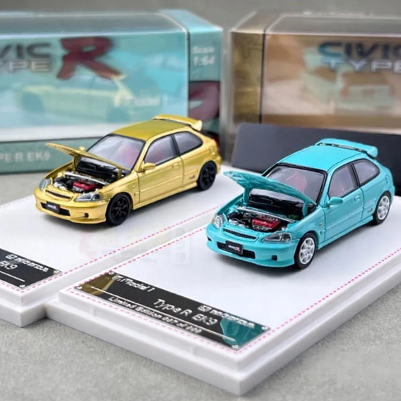 

FH Diecast Original 1:64 Scale Type-R EK9 Simulation Alloy Car Model Static Display Collectible Souvenir Decoration
