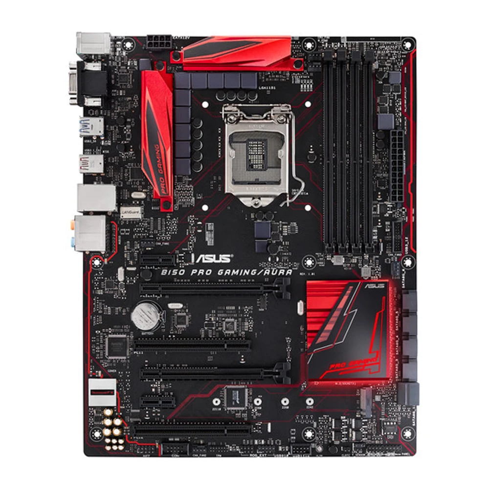 ASUS  B150 PRO GAMING/AURA LGA 1151Motherboard DDR4 for Core i3-7320 i5-6600T cpus M.2 USB3.1 SATA3 Intel B150 ATX