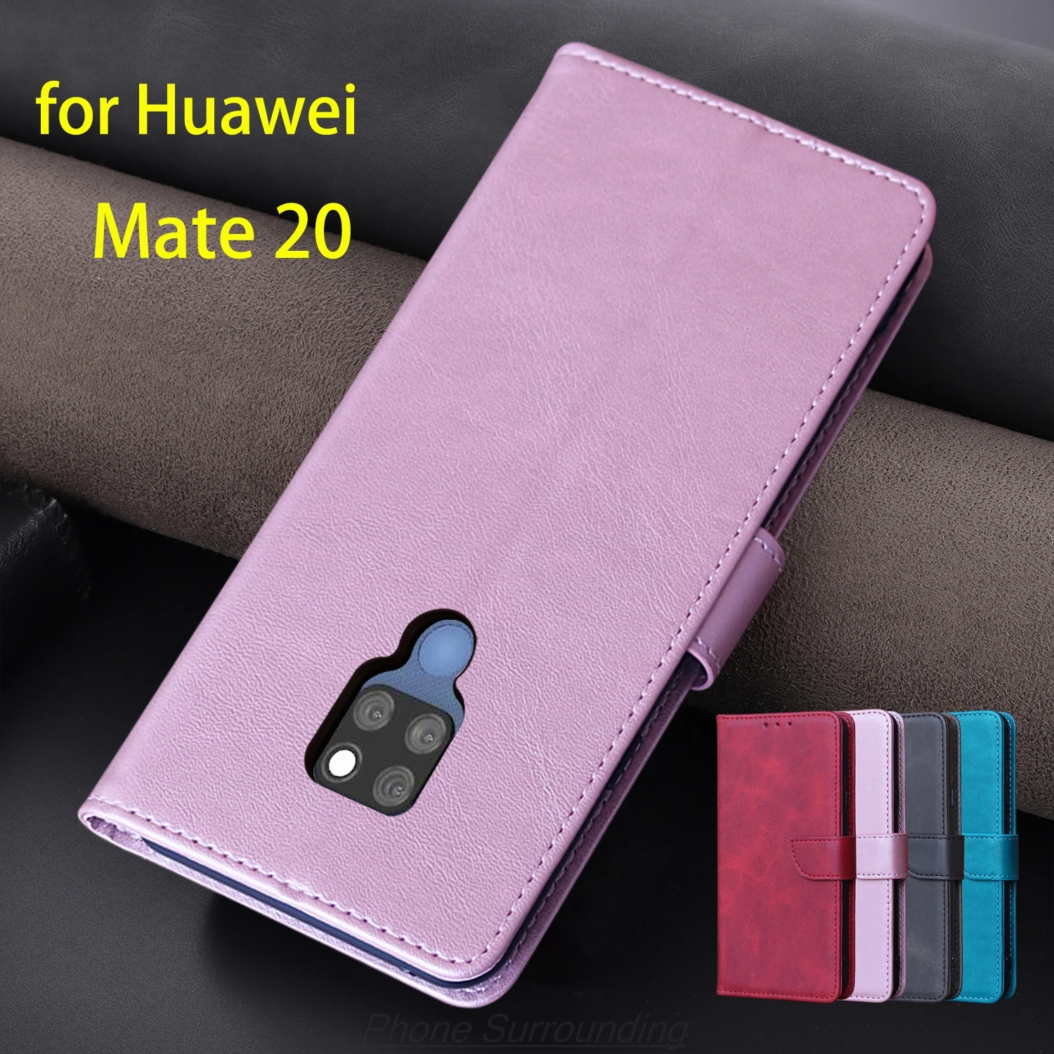 Carteira flip capa de couro para huawei ascend mate 20/mate20 couro do plutônio sacos de telefone coldre protetor capa fundas coque