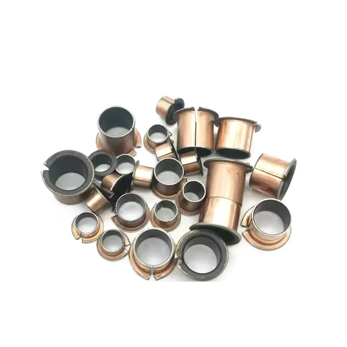 SF-1F Type Flanged Oil-Free Self-Lubricating Composite Copper Sleeve Sleeve Stepped Flange Bearing M16-M35