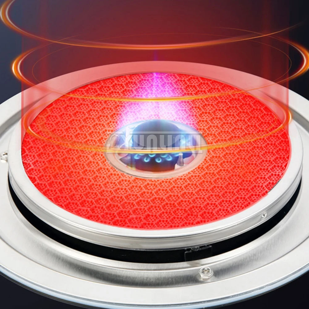 Kitchen Cooktop Household Tempered Glass Single Stove Infrared Hot Fire Cooking Gas Stove Parrilla De Gas Empotrable Estufa