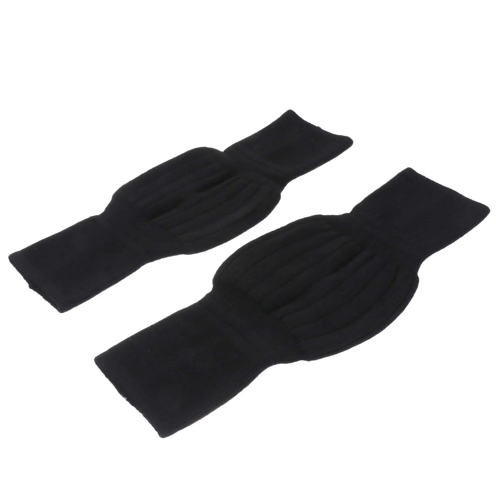 1Pair Cashmere Knee Braces Warm Thickened Knee Pads Soft Support for Winter Outdoor Sports Yoga Cycling Recovery