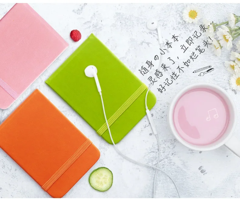 Picture 5: 96 Sheets A7 Mini Pocket Fruit Color Notebook Journals Monthly Weekly Daily Planner Study Work To Do Memo Pads Agenda Stationery