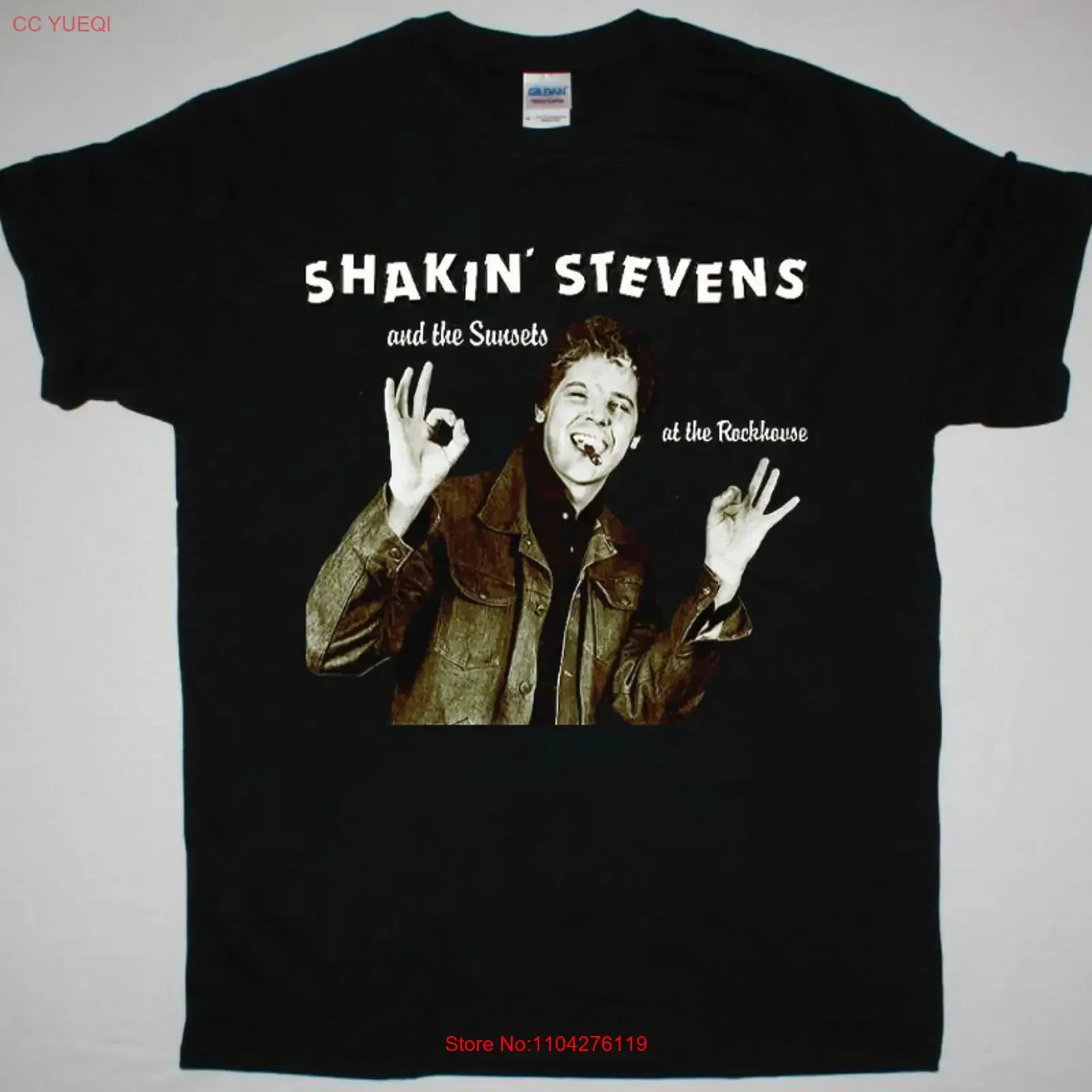 Shakin' Stevens and THE SUNSETS T Shirt Concert S 5XL CM944 vintage Washed graphic Comfortable Stylish fashion Breathable