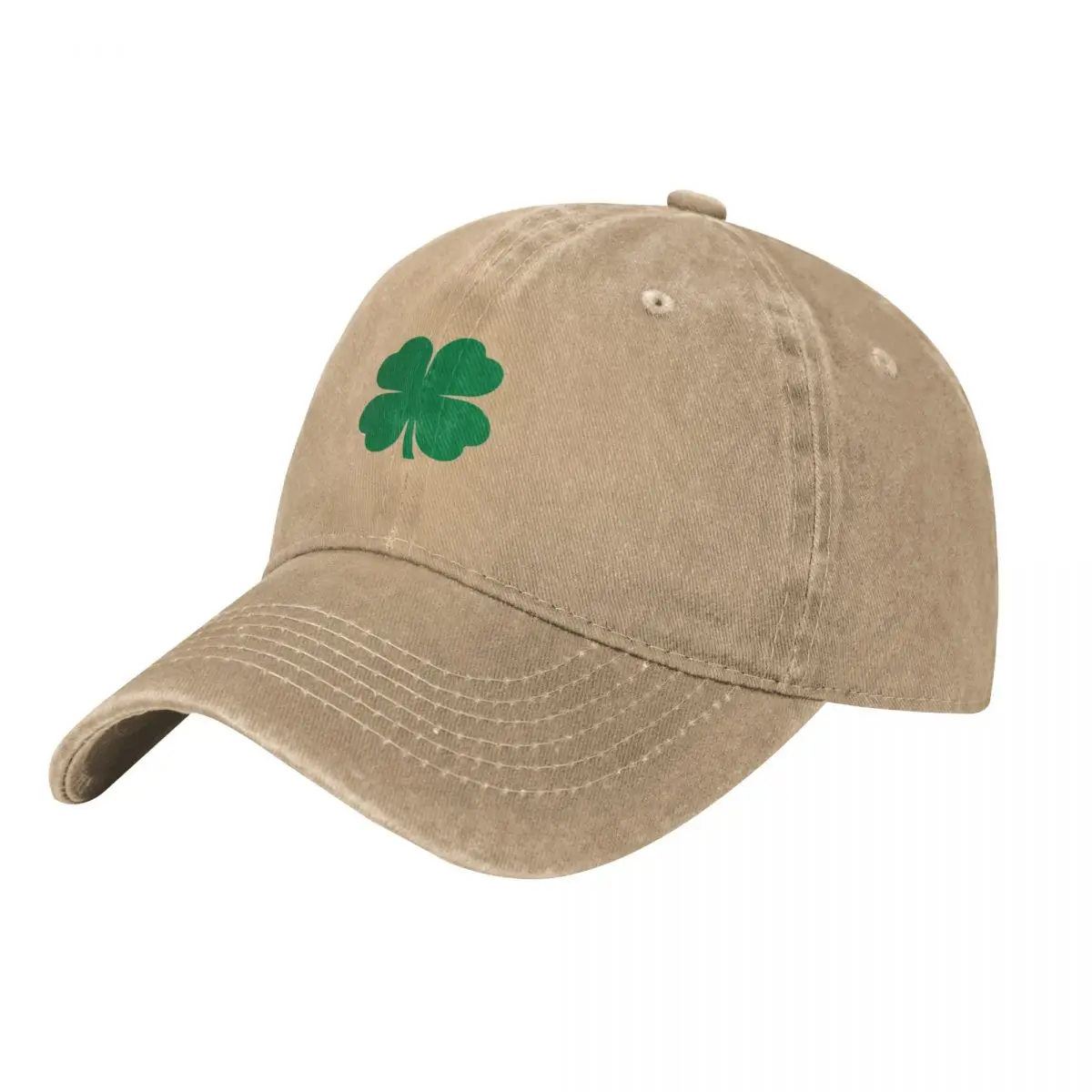 Four-leaf lover shamrock on demand printing Baseball Cap Sun Hat For Children Anime Christmas Hat Women's 2025 Men's