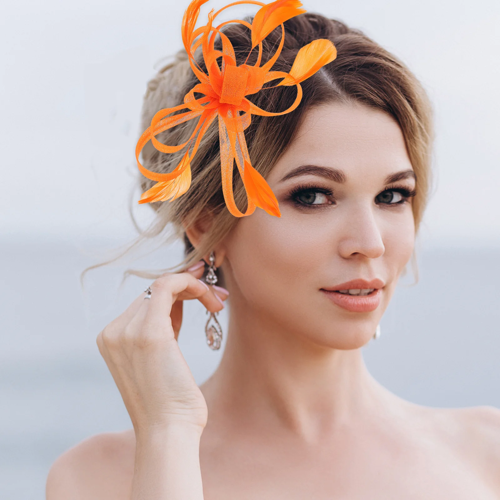 مشبك شعر شبكي أنيق لحفلات الزفاف وحفلات الزفاف والمناسبات الخاصة للسيدات مشبك شعر فاسيناتور لتصفيفة الشعر #4