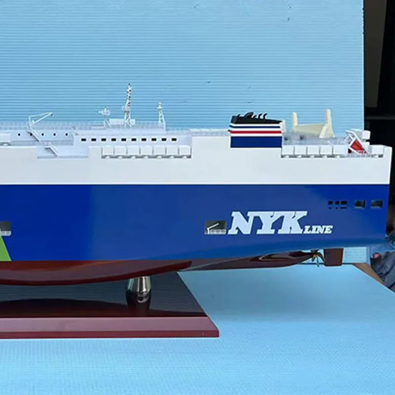 Static Car Ro-ro Ship Model Finished Product Ferry Ship Decoration