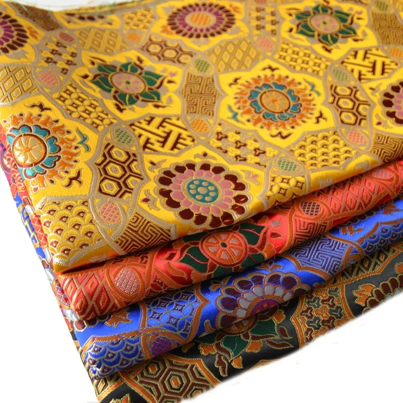Weaving Brocade Jacquard Fabric for Clothing Sachet Cheongsam Designer Handmade Diy Sewing Material By The Meter Cloth