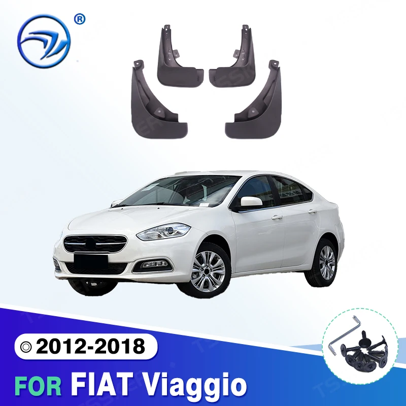 For FIAT Viaggio 2012-2018 2013 2014 2015 2016 2017 Fender Mudflaps Splash Guards Mudguards Mud Flaps car Accessories