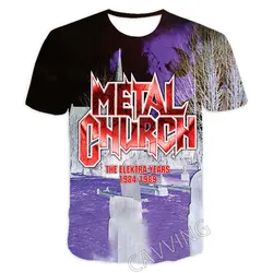 CAVVING 3D Printed  Metal Church  Casual T-shirts  Hip Hop T Shirts Harajuku Styles Tops Clothing for Men/women