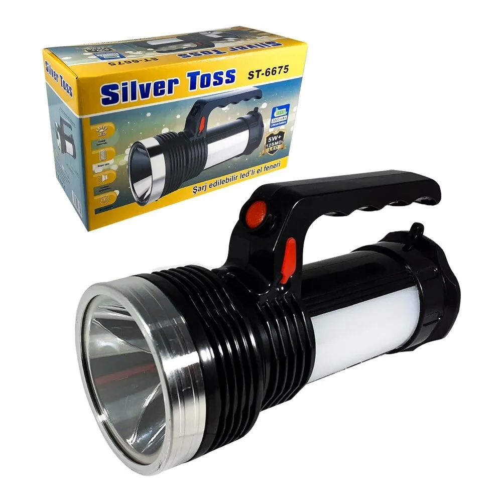 Silver Toss St-6675 5 Watts + 12 Smd Leds Işildakli Projector