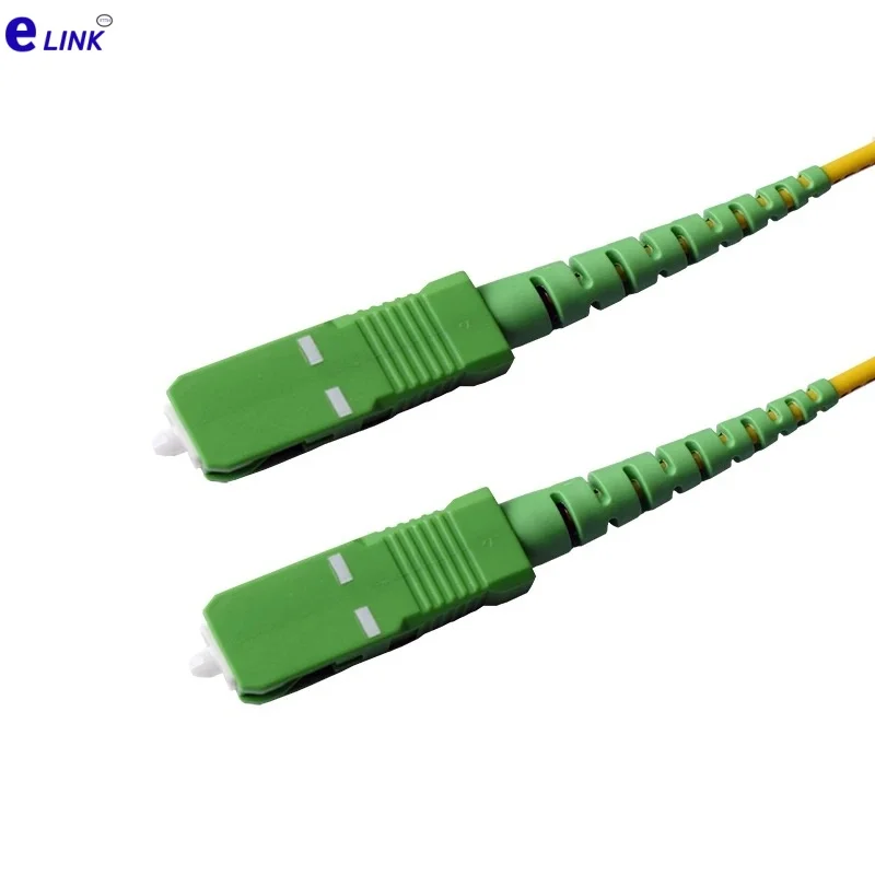 fiber patch cord E2000/APC-SC/APC SC/UPC duplex Singlemode 1m 3m 5m 7m 10m 50m 9/125um optical fibre jumper E2000-SC E2K elink