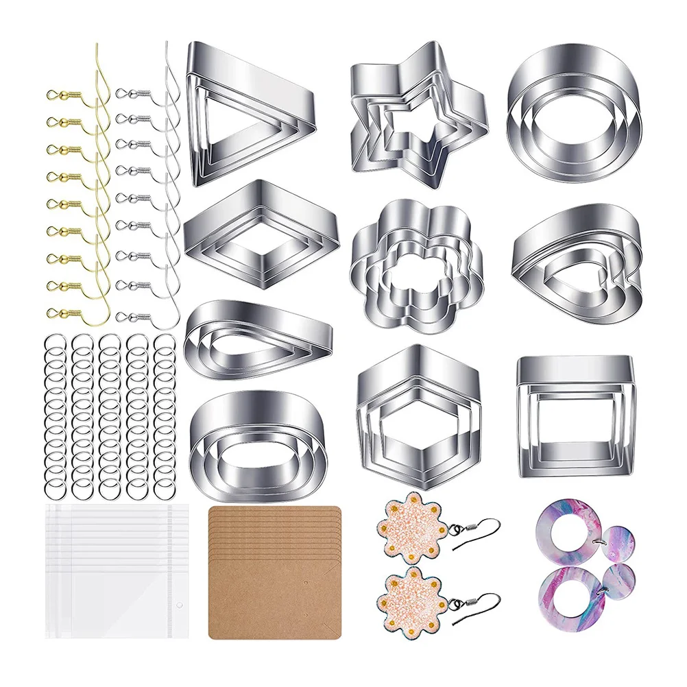 

Earring Jewelry Making Tools Shaping Air Dry Clay Polymer Supplies Premium Stainless Steel Clay Tool DIY Earrings