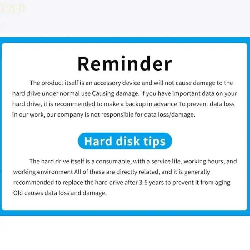 

Y2GD 2 Bay USB3.0 Hard Disks Docking Station 5Gbps Support Offline Coping