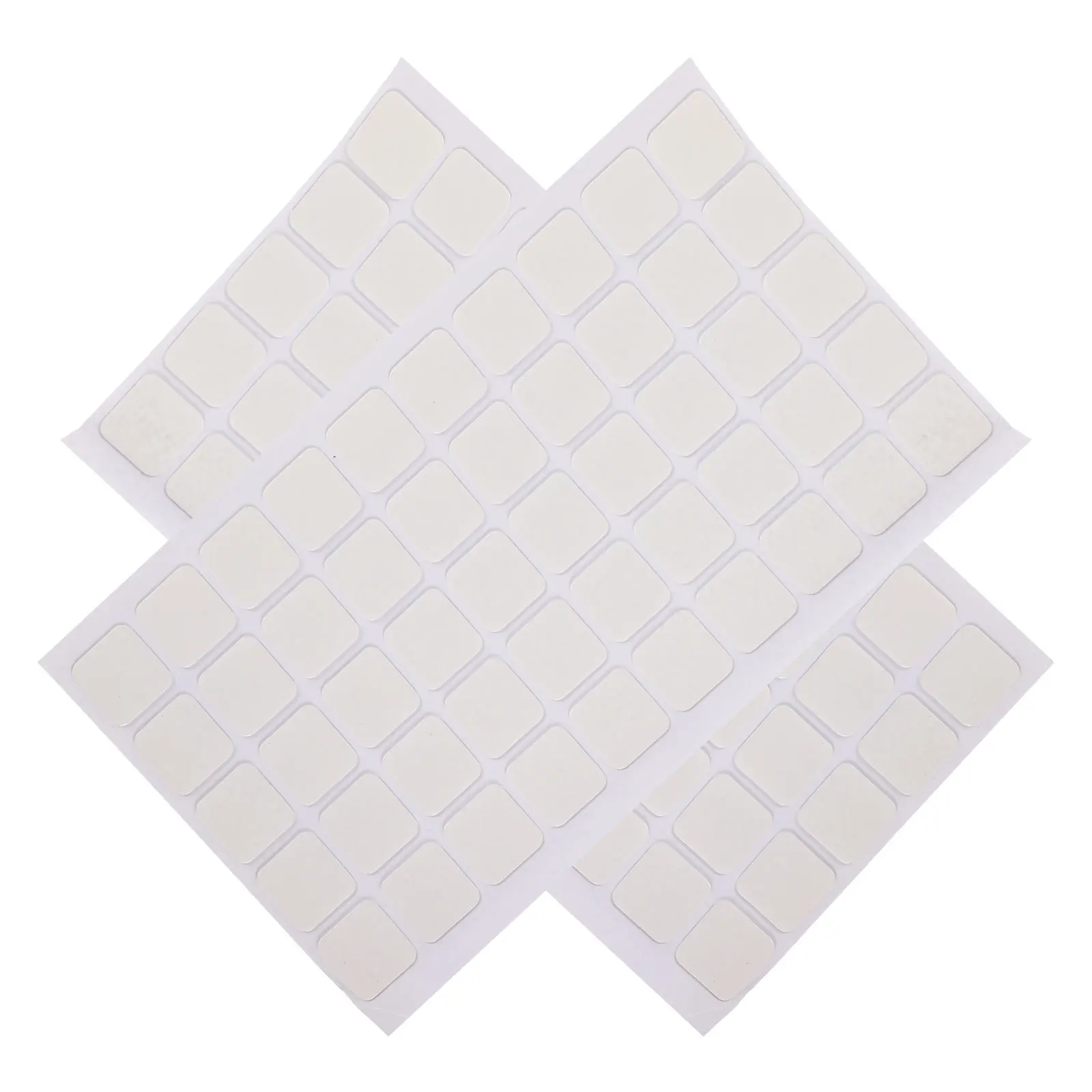 สติกเกอร์กาวสองหน้าแบบนาโนเจล 100 ชิ้น รูปทรงสี่เหลี่ยม ตัดสำเร็จรูป ใช้ซ้ำได้ สำหรับงาน DIY ทำการ์ด