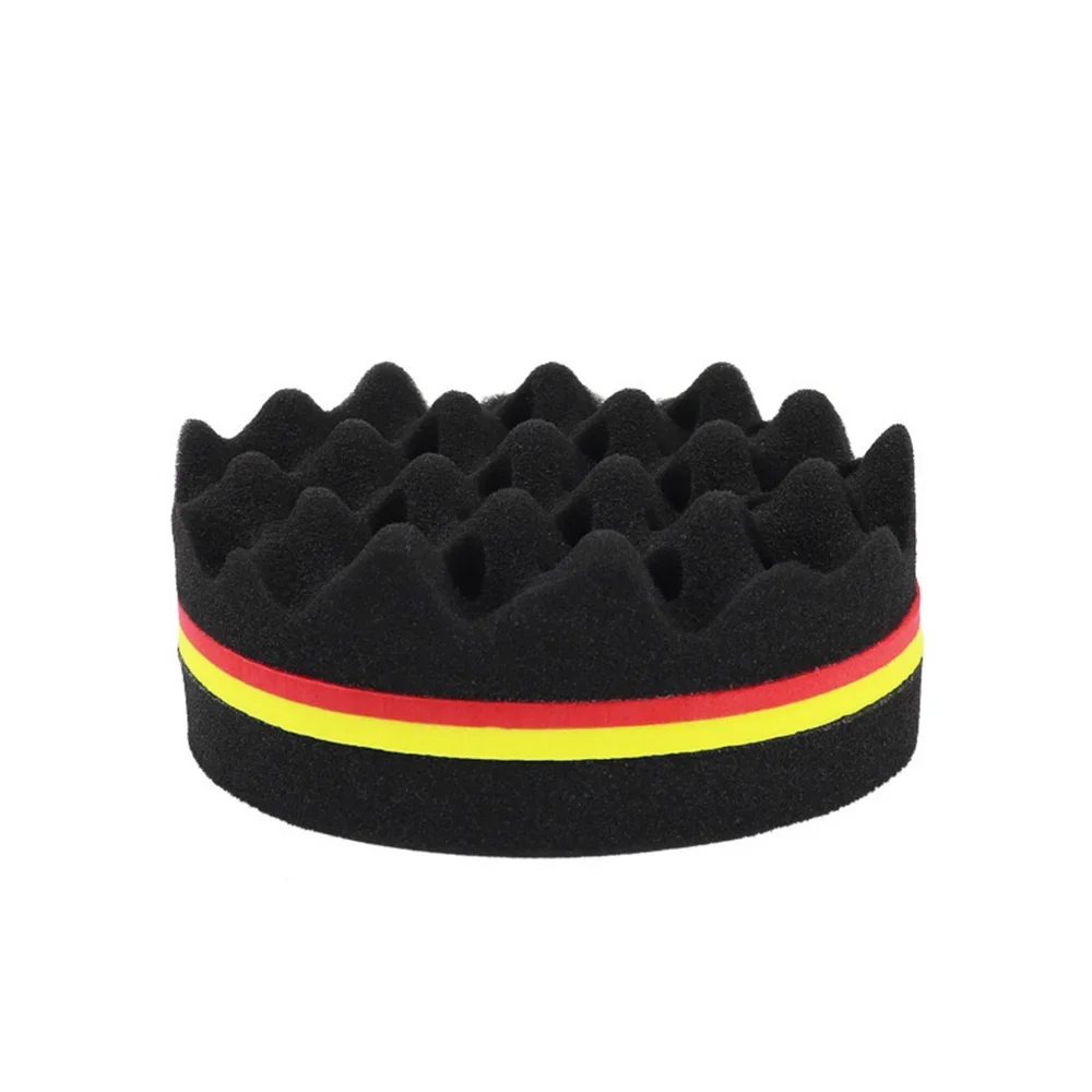 Cepillo de pelo ovalado de doble cara, cepillo de esponja mágico con agujeros grandes, cepillo de esponja para peluquero, rizo Afro como herramientas para el cuidado del cabello