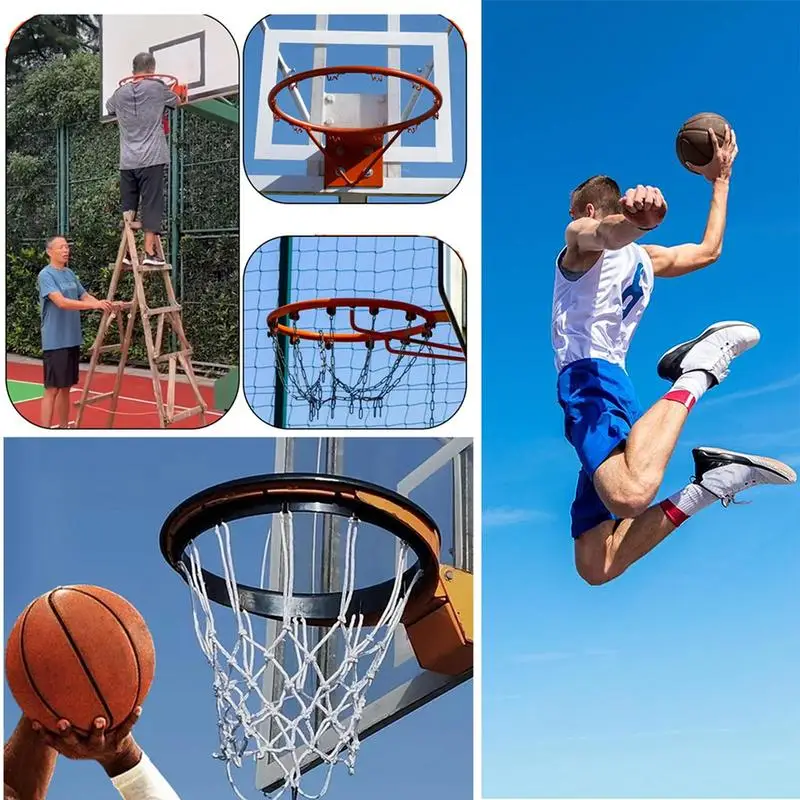 2024 Portable Basketball Net Frame Indoor Outdoor Removable Professional Basketball Net Portable Carryable Removable Net Frame