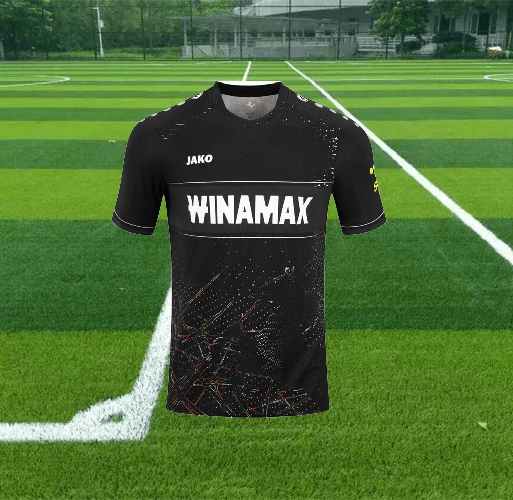 25 nuevas camisetas calientes Bundesliga VfB Stuttgart ropa deportiva al aire libre camisetas de fútbol 3D Top transpirable cómodo mangas cortas