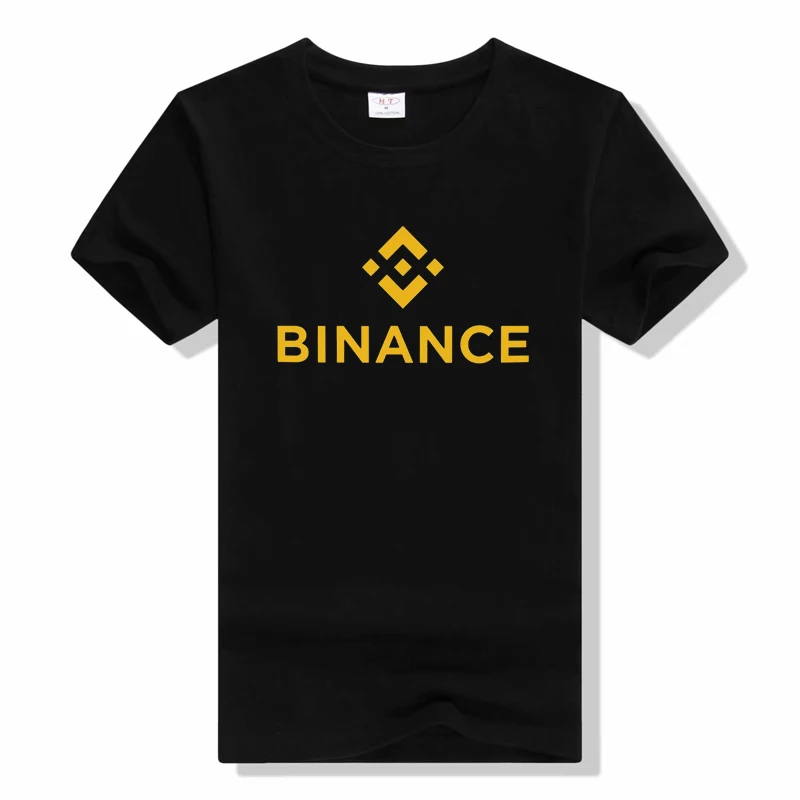 

Binance Coin Cryptocurrency Miners TShirt fashion casual o-neck sleeved tops t shirt