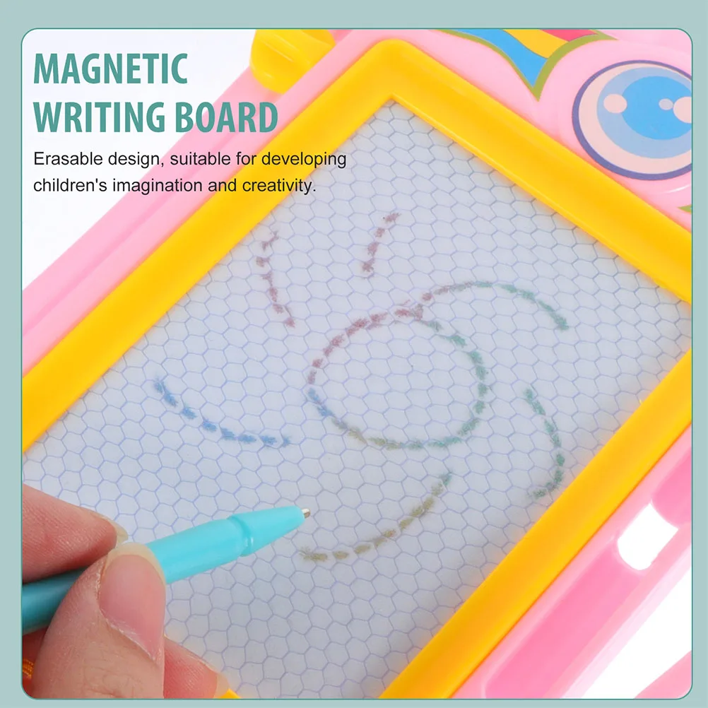 

2pcs Lovely Children's Drawing Board Toddler Writing Pad Bright Color Premium Erasable Learning Toy for Kids