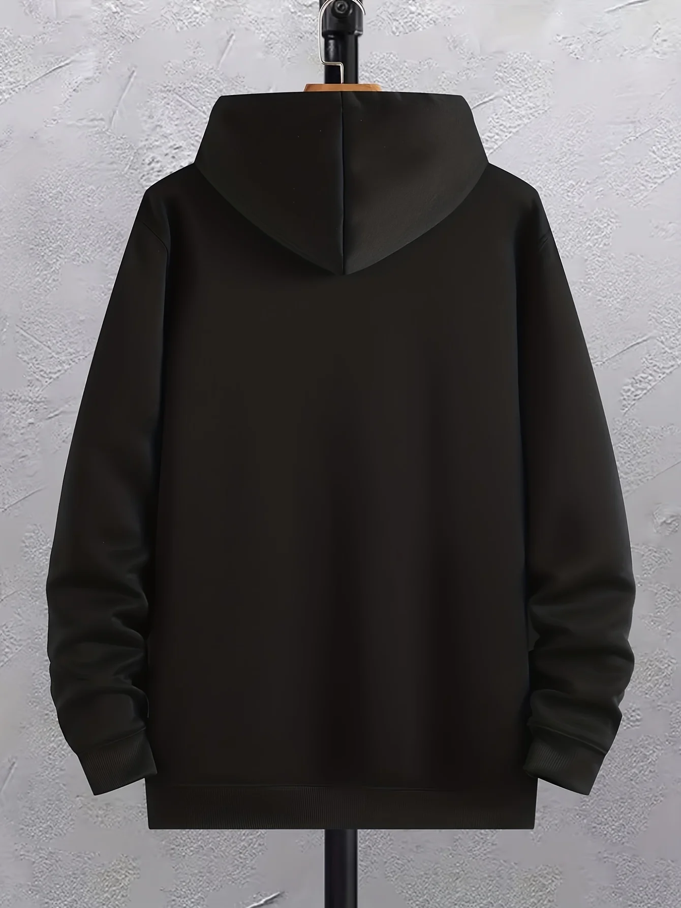 Men's Hooded Sweater, Daily Casual Wear, Weird Coffee Print, Retro Style, Loose Version, Long-sleeved Jumper, Autumn and Winter Halloween Models.