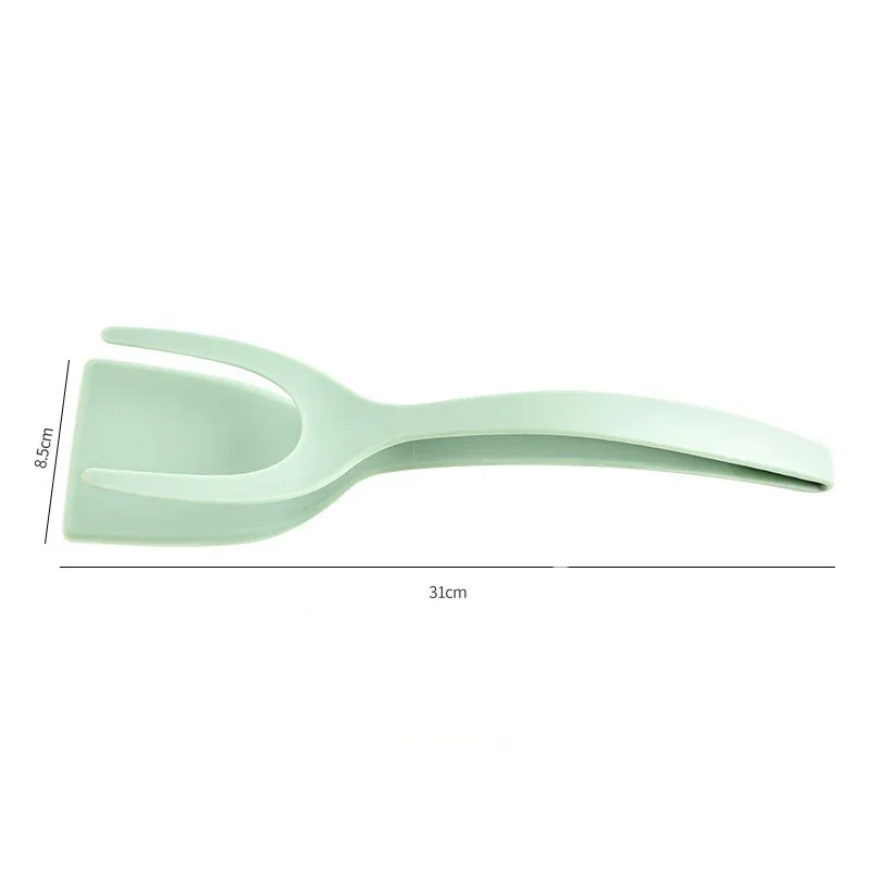 Shovel Clip Silicone Grip Flip Tongs Egg Steak Spatula Tongs Clamp Pancake Fried Turners Cooking Tool Kitchen Accessories