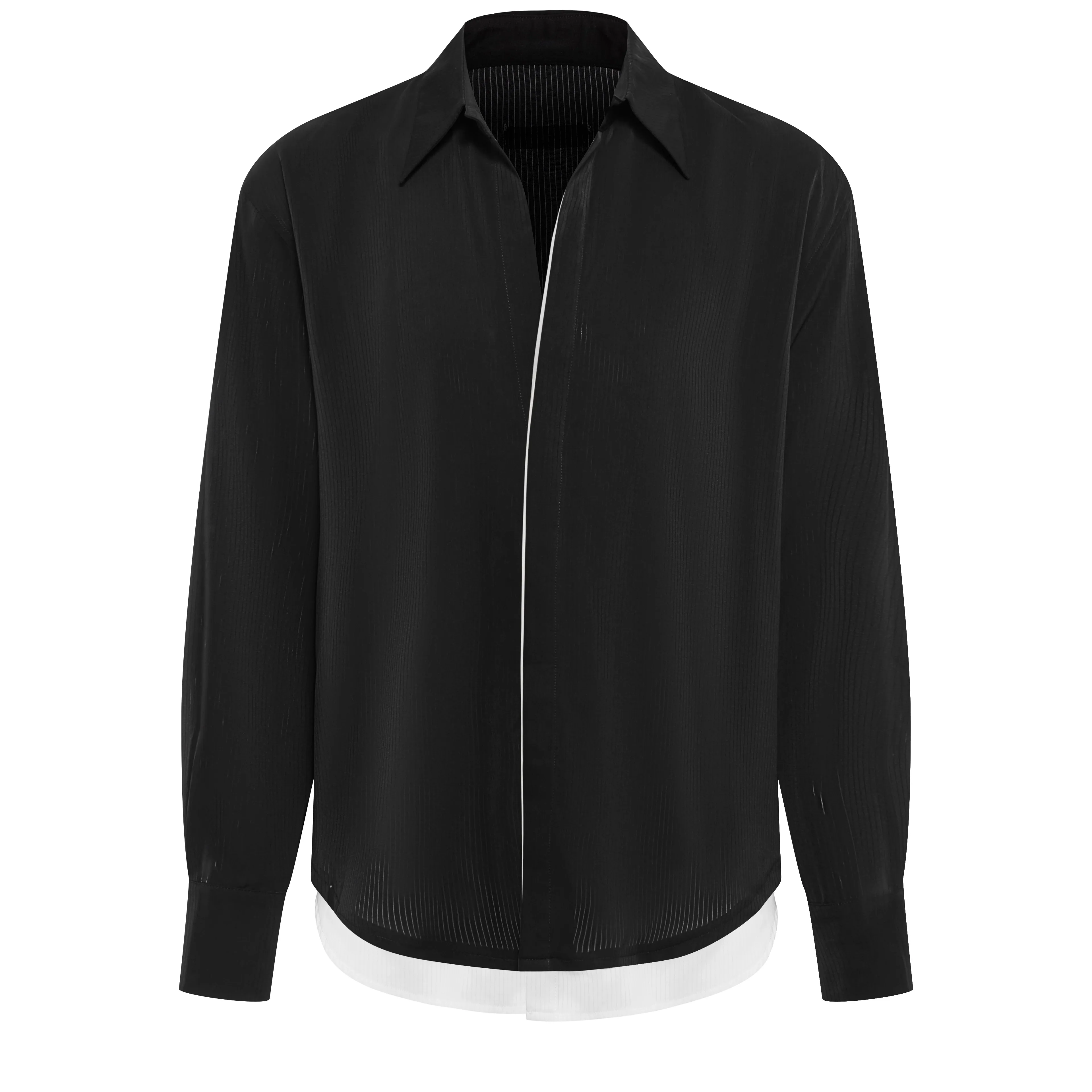 2025 camisa de baile latino estándar nacional uniforme de práctica de baile latino para hombres Top de manga larga ropa de práctica de uso diario DN22019