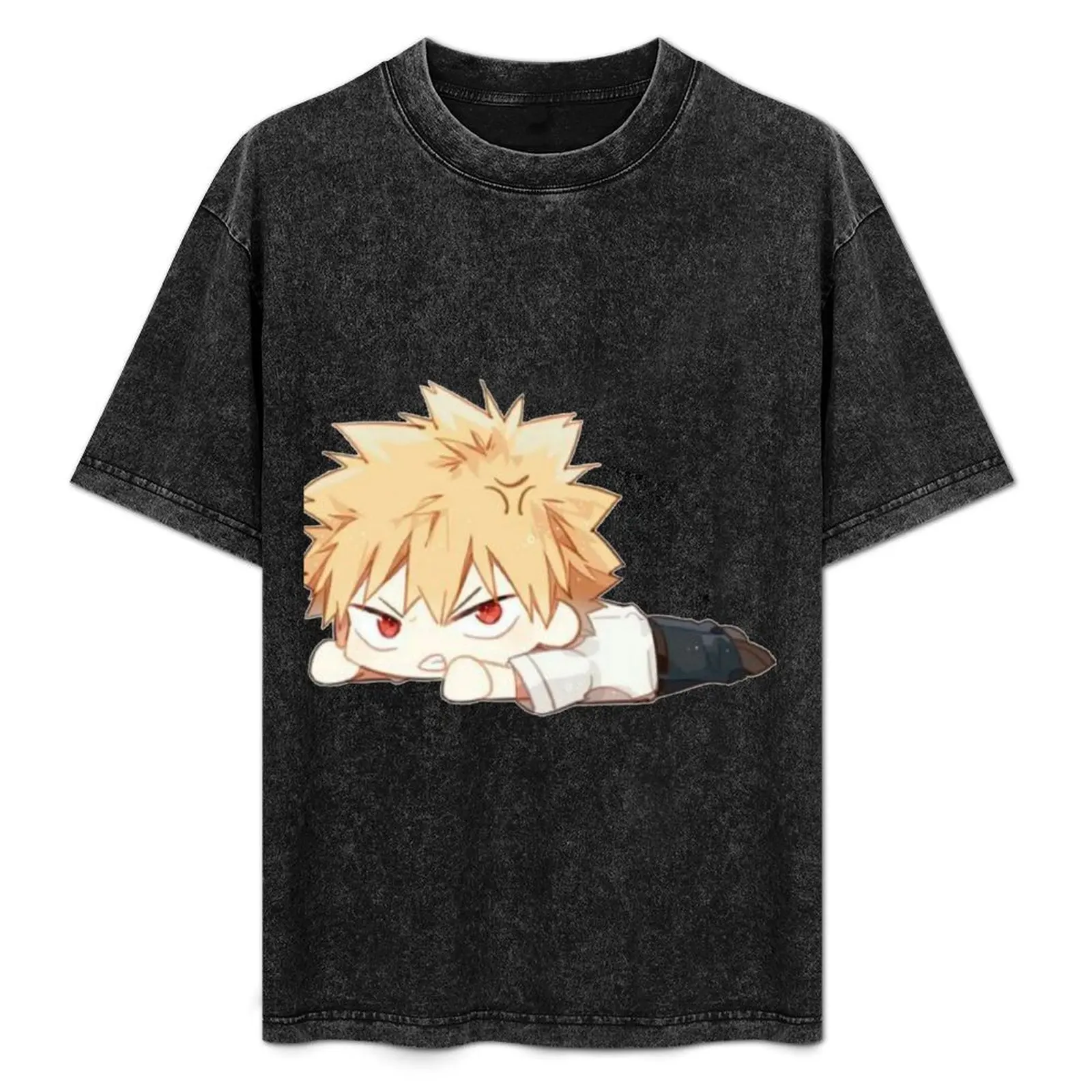 Cute Bakugou Katsuki Chibi - BNHA T-Shirt Long Lasting Casual T-Shirt