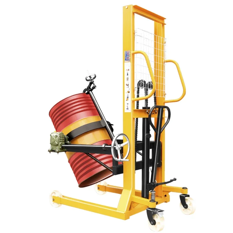 New Manual Hydraulic Oil Bucket Hauler Lift Tipping Weighing Explosion-proof Belt Scale Drum Forklift Stacker