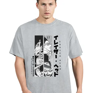 Boku Kopf Gummi in Hero Gym Cotton T-Shirt Große Männer von Männern, grafisches T-Shirt, Hip-Hop-Top, einzigartige Kleidung, Aizawa Shota 6 Hauptverkauf Aizawa - №6