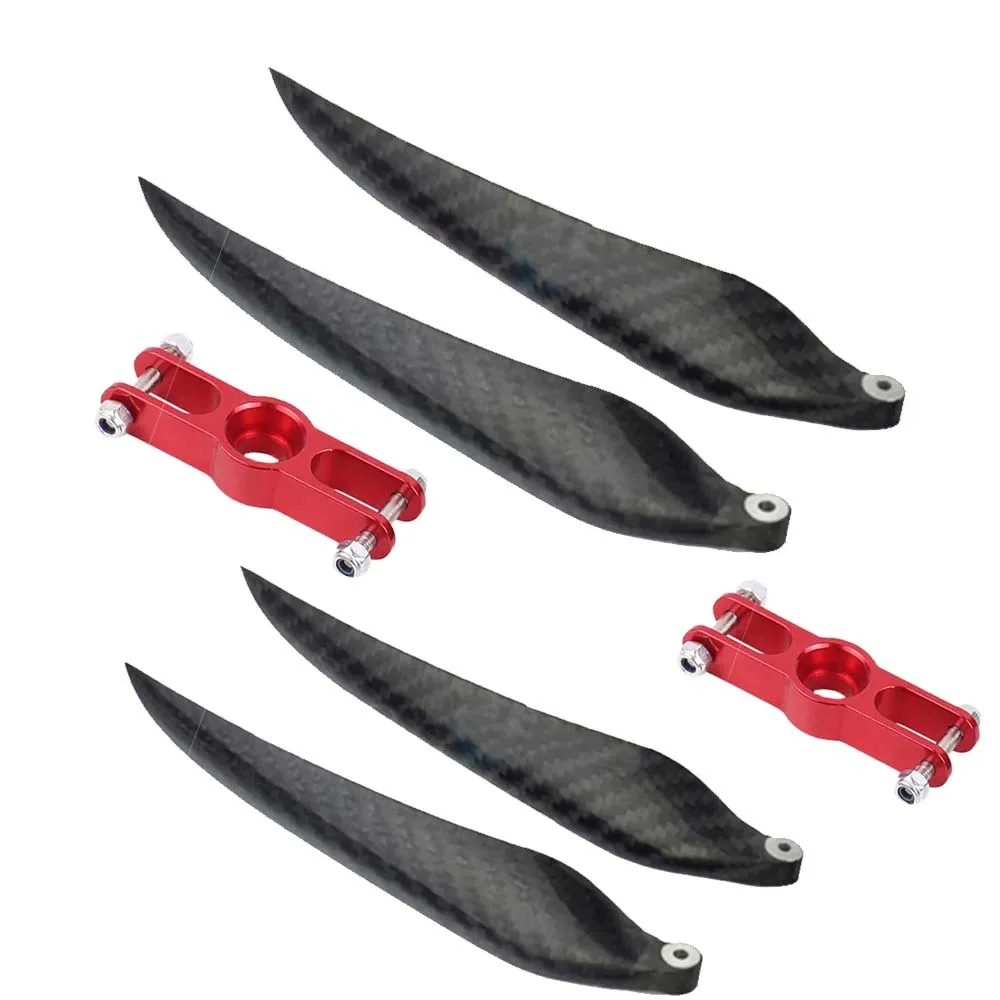 Carbon fiber folding propeller 9.5x5,10x6,11x6,11x8,12x6,13x8,14x8 2 Leaf For RC Airplane Props Fixed wing model RC model