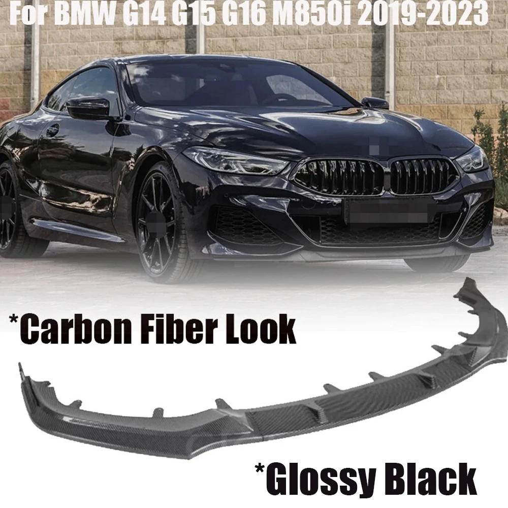 

1PCS High Quality Car Front Bumper Lip Spoiler Splitter Canard Lip Diffuser For BMW G14 G15 G16 840i M850i 2019-2023 GT