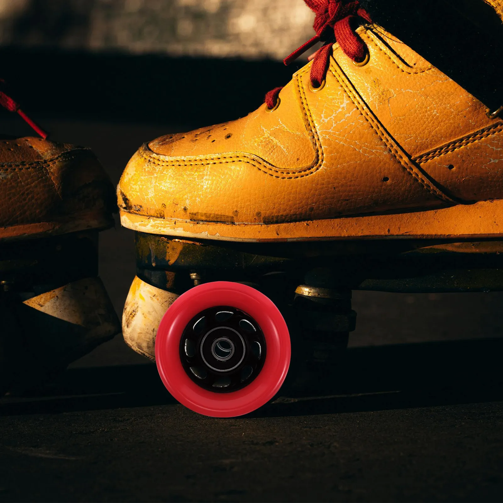 

Roller Skate Wheel Replaceable Smooth Stable Ride Indoor Outdoor Skateboard Scooter Speed Accessory Inline Skate Wheels