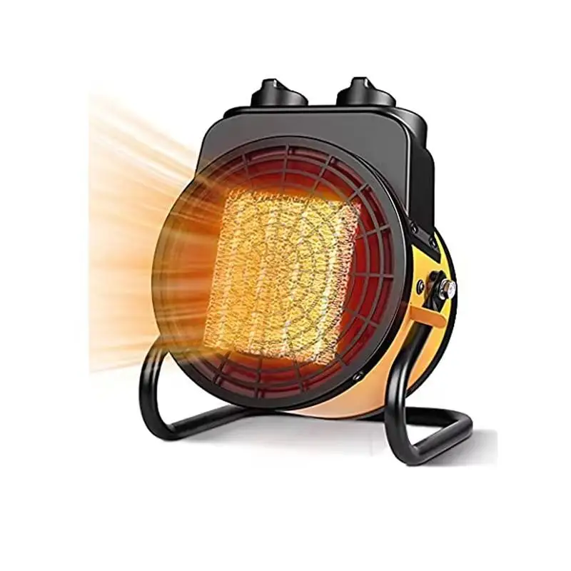 ATV&UTVHigh Power 2kw  Portable Industrial Air Blower Electric Ceramic Heater Warm Space Room Livestock Dryer Poultry Fan Heater