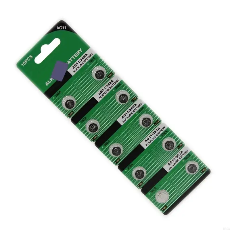 حزمة من 10 بطاريات خلية زر AG11 LR721 عروض موثوقة للساعات والآلات الحاسبة وأجهزة الألعاب والأدوات اليومية #4