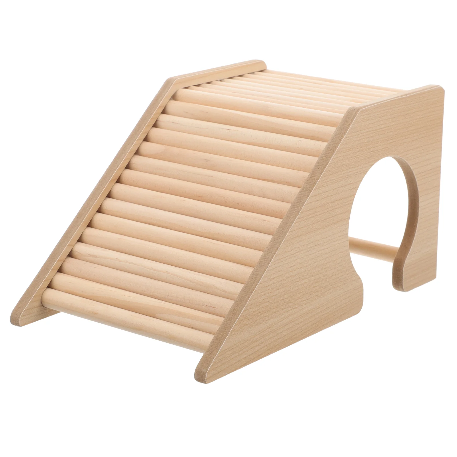 

Hamster Toy Wooden Ladder Toys for House with Nest Playground Hut Squirrel Chinchilla
