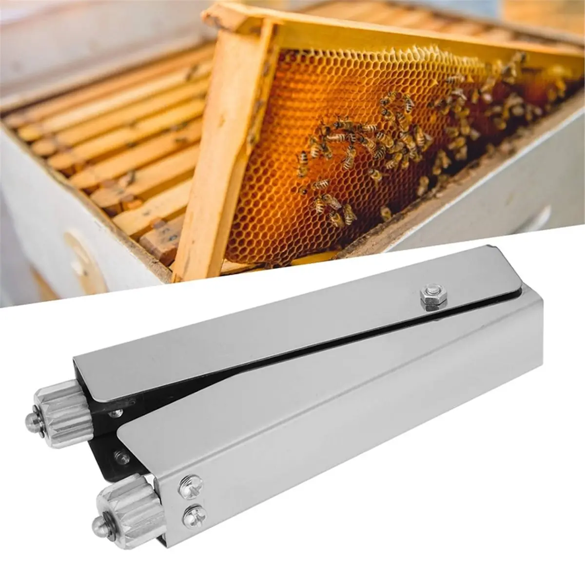PROMOTION~ Beehive Wire Tensioner Stainless Steel Cable Crimper for Beekeeping Nest Box Tight Yarn