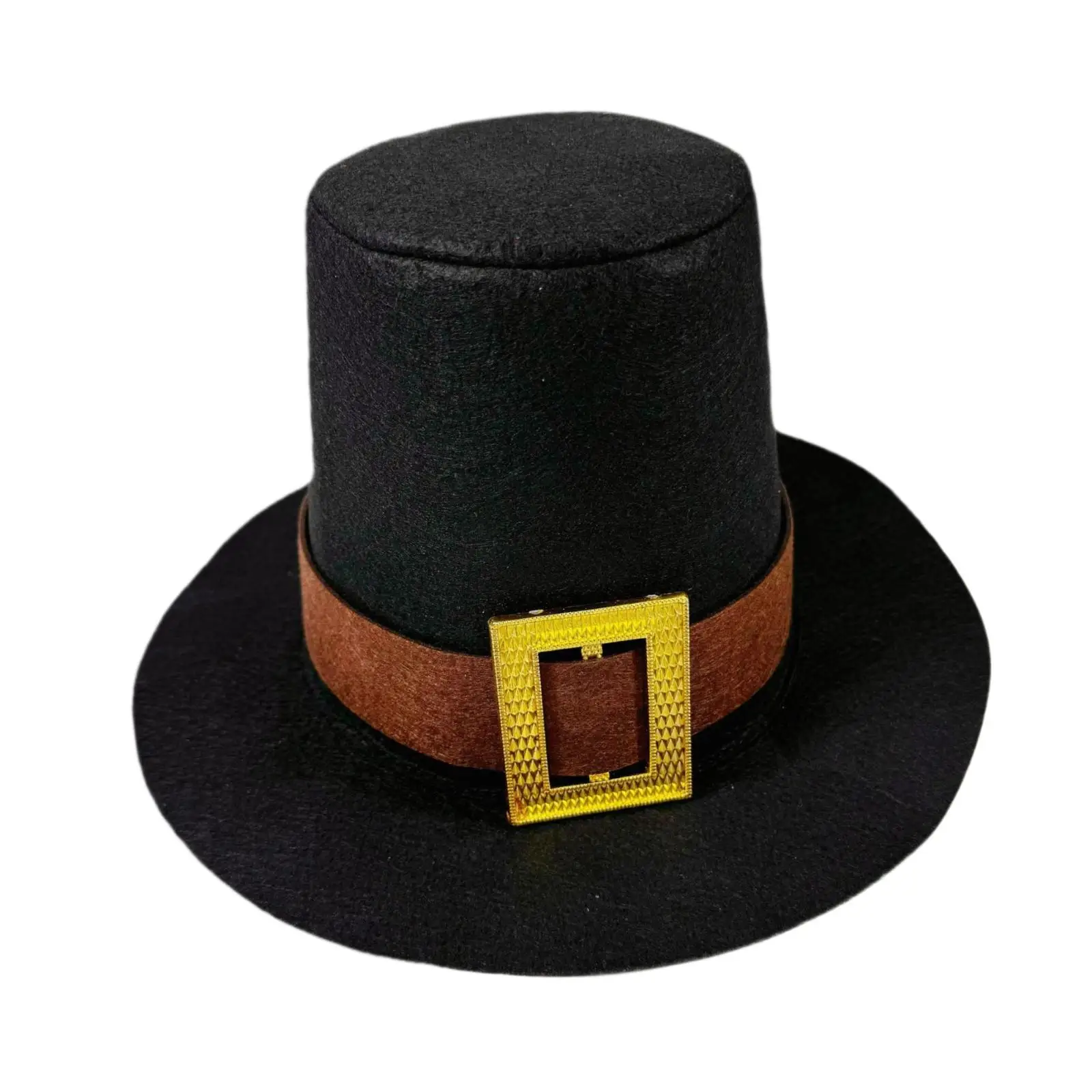 Christmas Top Hat Costume Accessory Party Supplies Belt Gold Buckle Hat Gentleman Hat for Dressing up Party Holidays Carnivals
