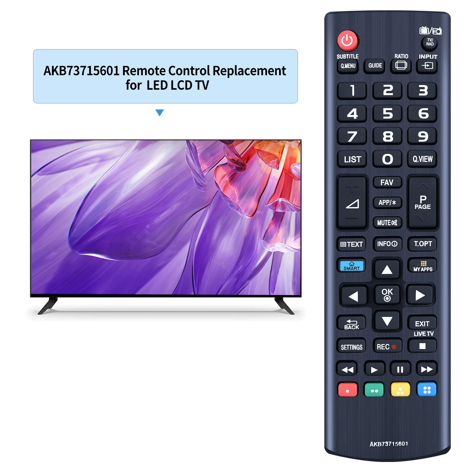 รีโมทคอนโทรลสำหรับ L/G TV AKB73715601 55LA690V 55LA691V, คุณภาพสูงสากล L/G controle remoto LCD ใช้โดยตรง