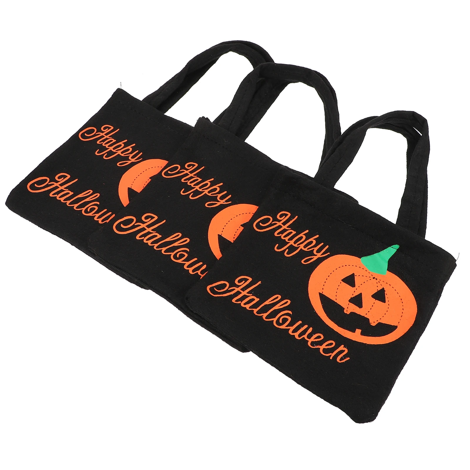 

3 Pcs Candy Halloween Bag Shopping Portable Storage Biscuit Nonwovens