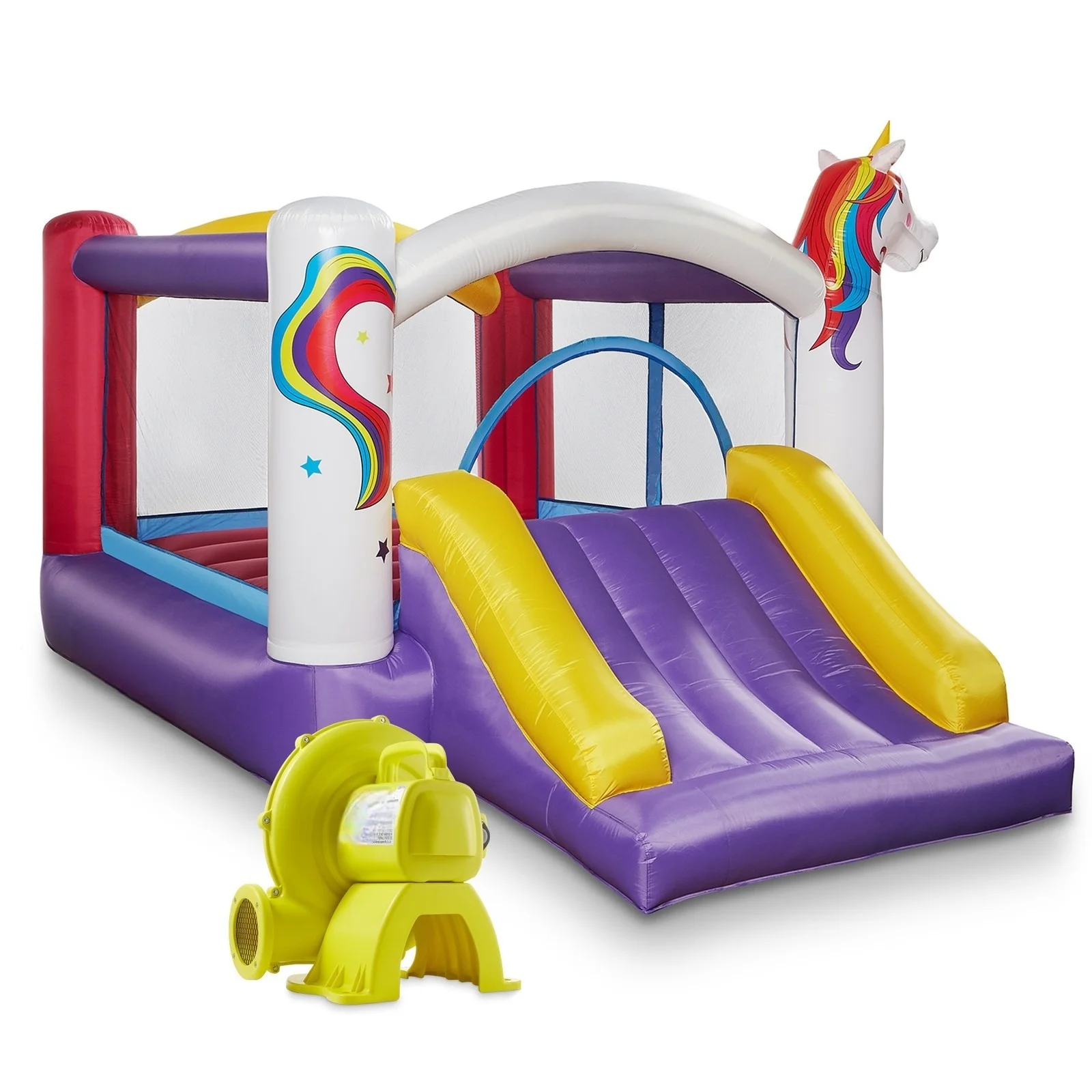 

House with Slide and Blower Inflatable Bouncer with Bag
