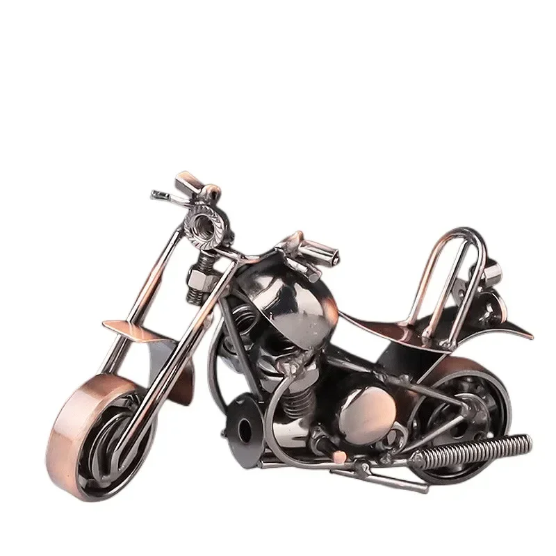 

Портативная 220 В винтажная железная художественная мотоциклетная металлическая модель автомобиля, украшение, креативное украшение для дома, столешницы, винный шкаф, книжная полка, декабрь