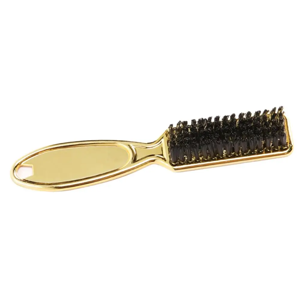 Beard Mustache Oil Head Brush Massage Comb Anti Frizz ABS Plating for