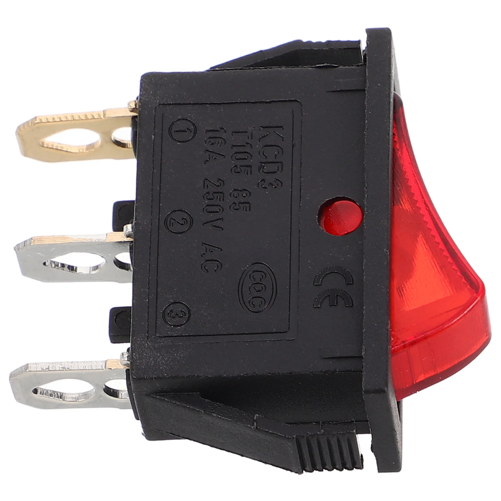 

5pcs Electric Switch High Power Rocker For Heater Frying Switch Heater Pan Universal On Off Control Replacement