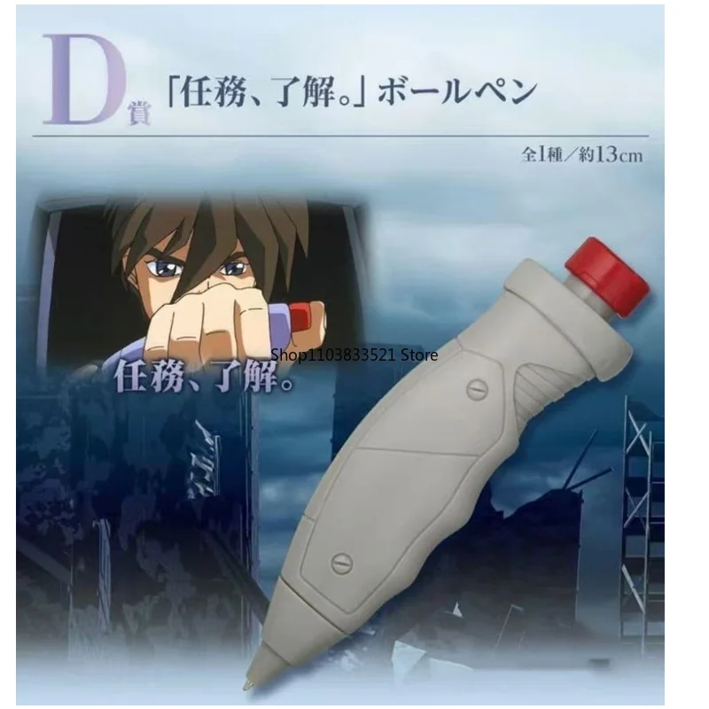 BANDAI Original Ichiban Kuji Gundam Wing Prop Ballpoint Pen Endless Waltz 30th Anniversary Action Model Desktop Decoration