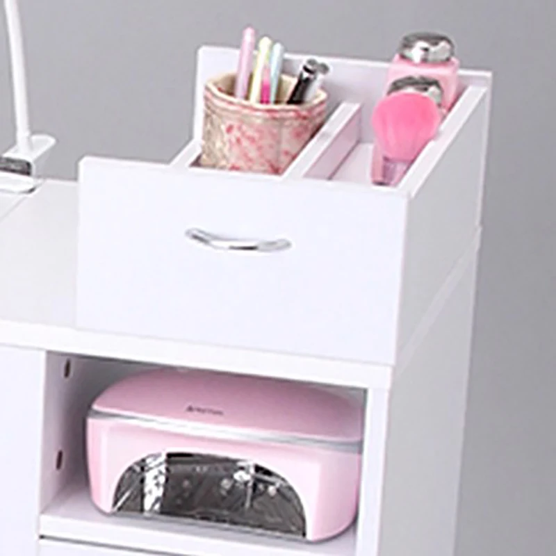 طاولة مانيكير بسيطة أظافر واحدة قابلة للطي محمولة مانيكير ميسا دي مانيكير أثاث صالون الأظافر التجاري #3